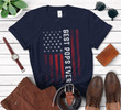 Best Pops Ever Shirt For Men, Pops American Flag T-shirt, Gift Idea For Grandpa On Birthday Anniversary Thanksgiving, Grandfather Tshirt