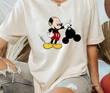 Funny Mickey Mouse Shirt, Vintage Mickey Sketch T-shirt, Mickey Bold, Disney Family Vacation, Disney Inspired Tee, Mickey Shirt