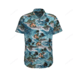 Summer Beach Blue Hawaiian Shirt, Australia Army Hawaiian Shirt, Gift Hawaiian Shirt For Husband, Gift For Dad