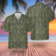 Royal Marines Commando Dagger Millitary Green Hawaiian Shirt