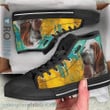 Basset Hound Dog Colorful High Top Shoes