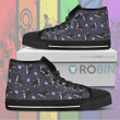 Space Bernese Mountain Dog Canvas High Top Shoes