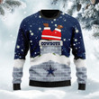 Personalized Dallas Cowboys NFL Football Santa Claus 3D Ugly Christmas Sweater
