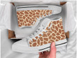 Custom Giraffe White High Top Shoes