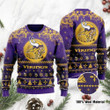 Minnesota Vikings Ugly Sweater Santa Claus In The Moon Ugly Christmas Sweater, Ugly Sweater, Christmas Sweaters