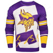 Minnesota Vikings Ugly Christmas Sweater, All Over Print Sweatshirt, Ugly...