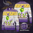 Minnesota Vikings The Grinch Ugly Christmas Sweater, All Over Print...