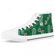 Cactus White High Top Shoes