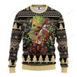 New Orleans Saints Ugly Sweater Groot Hug Ugly Christmas Sweater, All Over Print Sweatshirt, Ugly Sweater