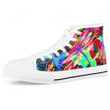 Dragonfly White High Top Shoes
