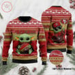 San Francisco 49ers Ugly Sweater Baby Yoda Christmas For Fans Ugly Christmas Sweater, All Over Print Sweatshirt