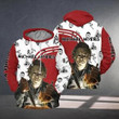 Michael Myers Face Halloween 3D Hoodie Zip Hoodie, 3D All Over Print Hoodie Zip Hoodie