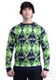 Seattle Seahawks Candy Cane Ugly Christmas Sweater, All Over Print Sweatshirt