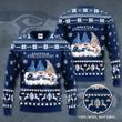 Seattle Seahawks Gnome de Noel Christmas Ugly Sweater