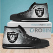 Oakland Raiders High Top Shoes