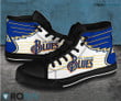 St.Louis Cardinals Blues High Top Shoes