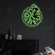 Mountain Bike Metal Wall Art With Led Lights, Biker Sign Decoration For Room, Outdoor Home Decor GiftSuccess