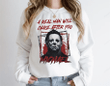 A Real Man Will Chase After You Sweatshirt, Michael Myers Sweatshirt, Horror Movie Sweatshirt, Halloween Gifts