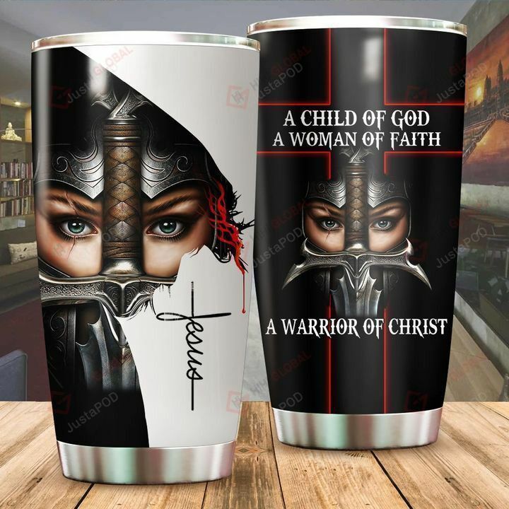 A Child Of God A Woman Personalized Name Tumbler HBOKK