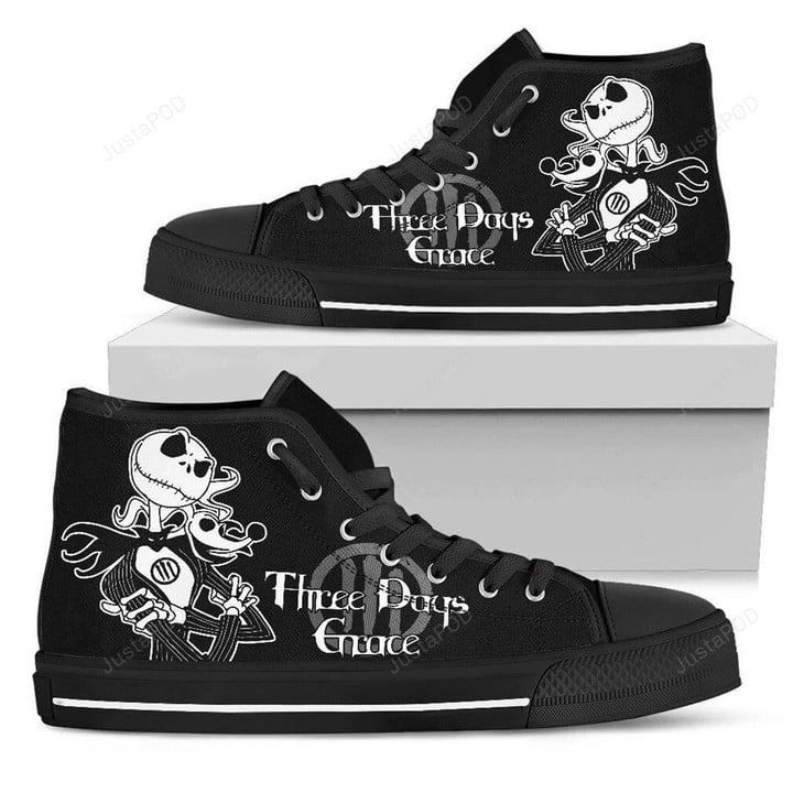 Three Days Grace Rock Band High Top Shoes