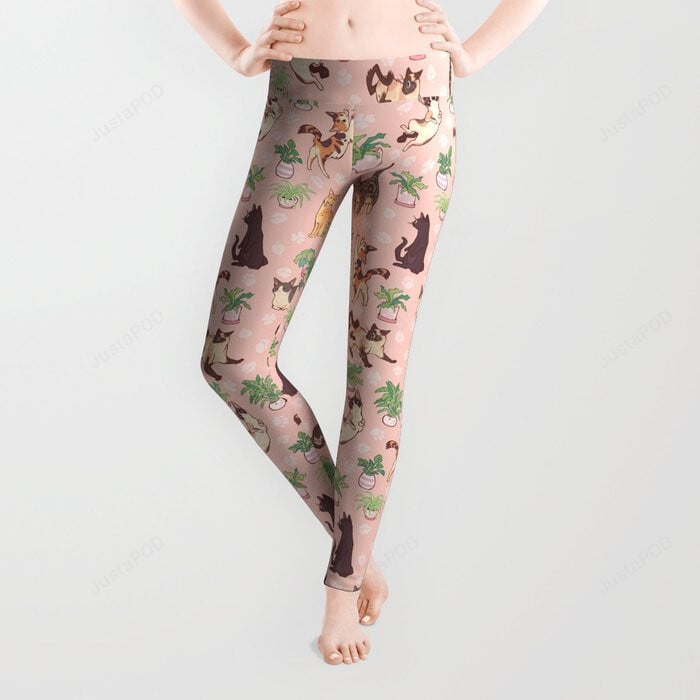 Cozy Michis In Pink All Over Print 3D Legging