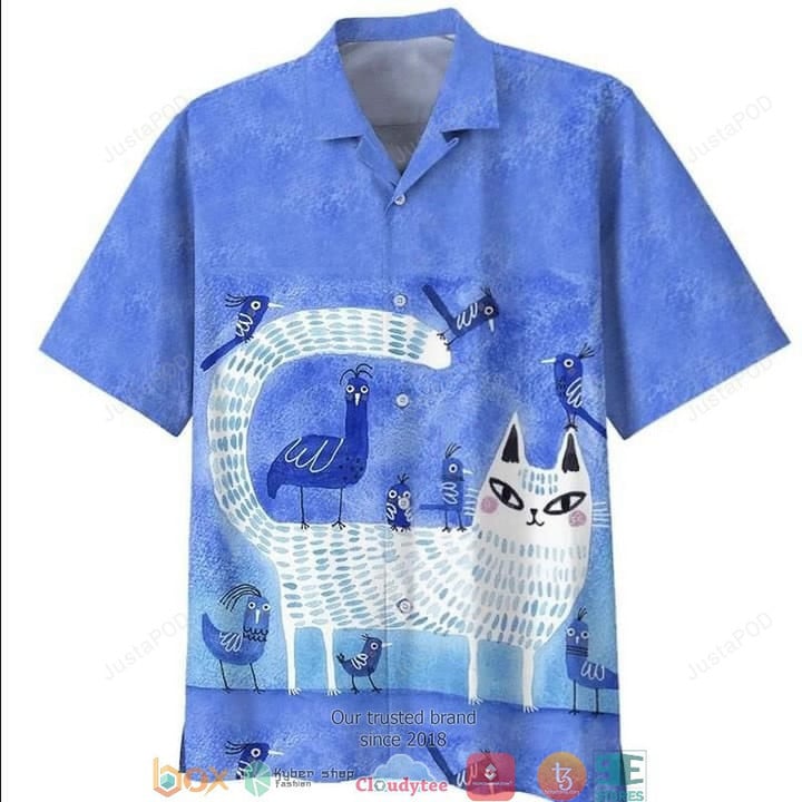 Cat Lover Short Sleeve Hawaiian Shirt