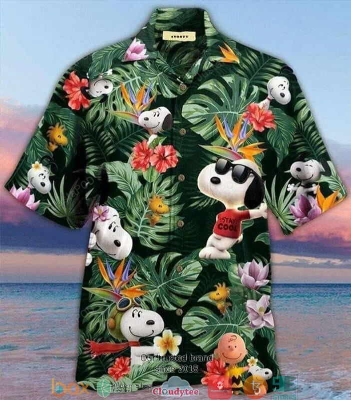 Snoopy And Charlie Brown With Summer Funny Short Sleeve Hawaiian Shirt