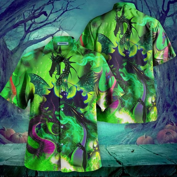 Maleficent Dragon Hawaiian Shirt