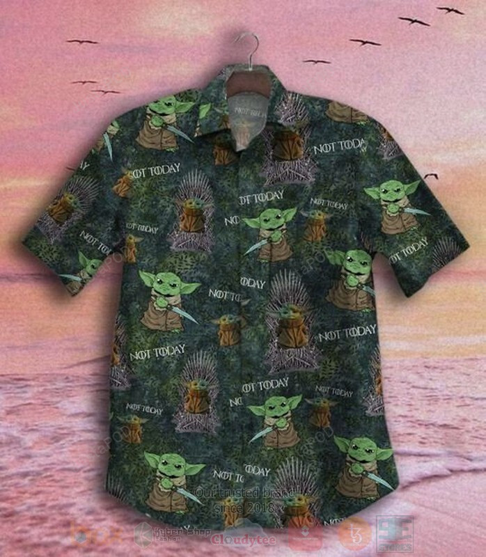 BEST Star Wars Baby Yoda All Over Print Hawaiian Shirt