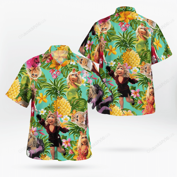 Miss Piggy Tropical Hawaiian Shirt