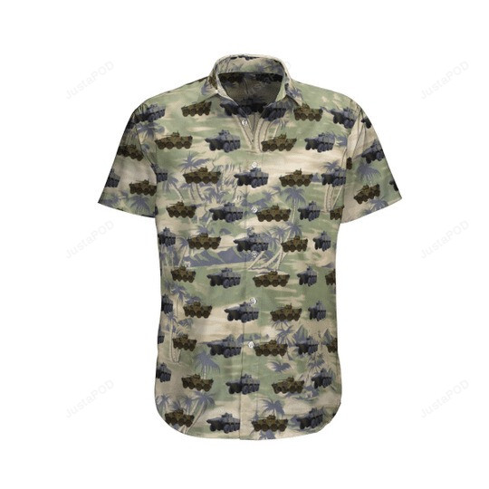 Vbci French Army Hawaiian Shirt