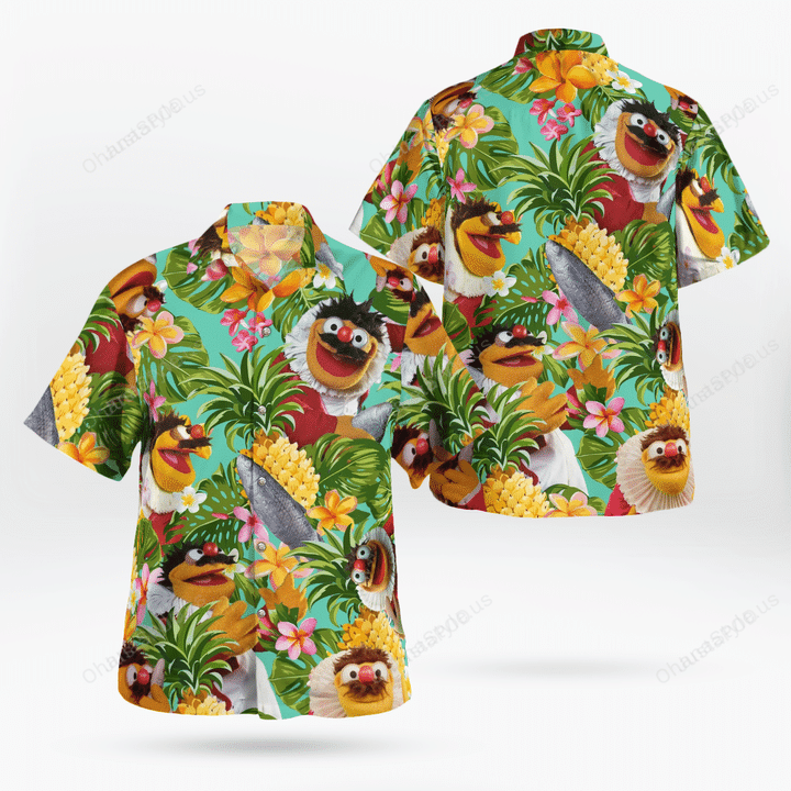 Lew Zealand Tropical Hawaiian Shirt