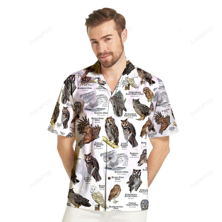 Collection Owl Hawaiian Shirt