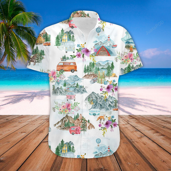 Love Camping Hawaiian Shirt