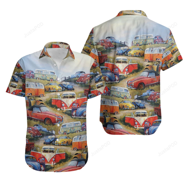 Vintage Cars Lover Hawaiian Shirt