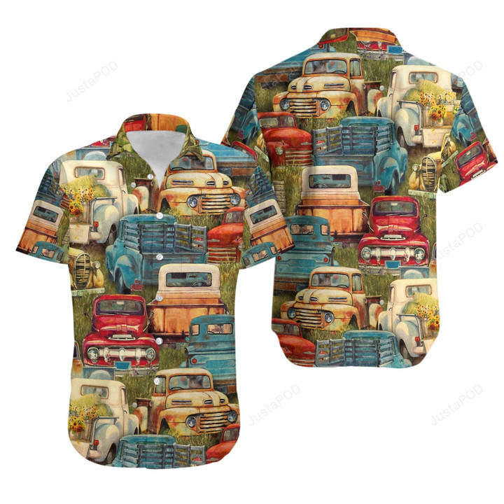 Vintage Cars Lover Hawaiian Shirt