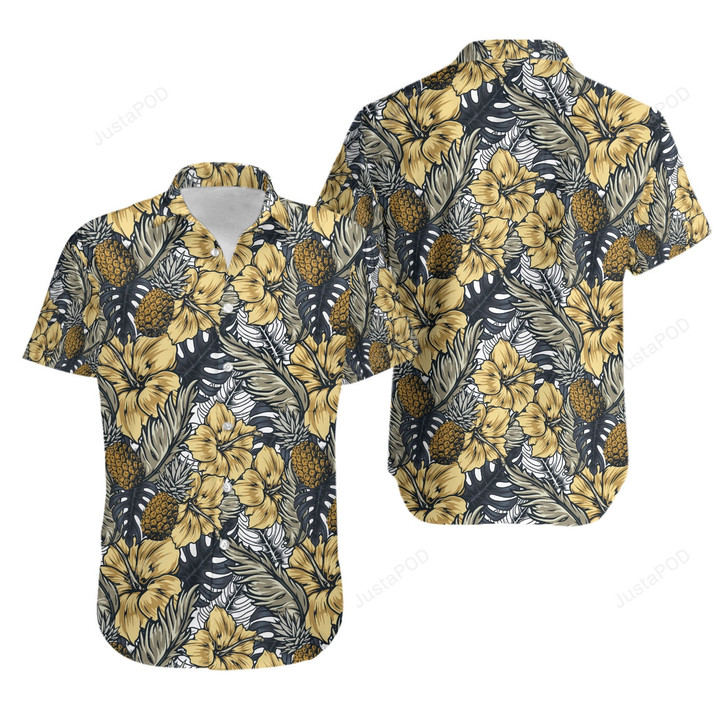 Tropical Leaves Hawaiian Shirt