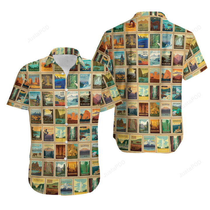 National Parks Hawaiian Shirt