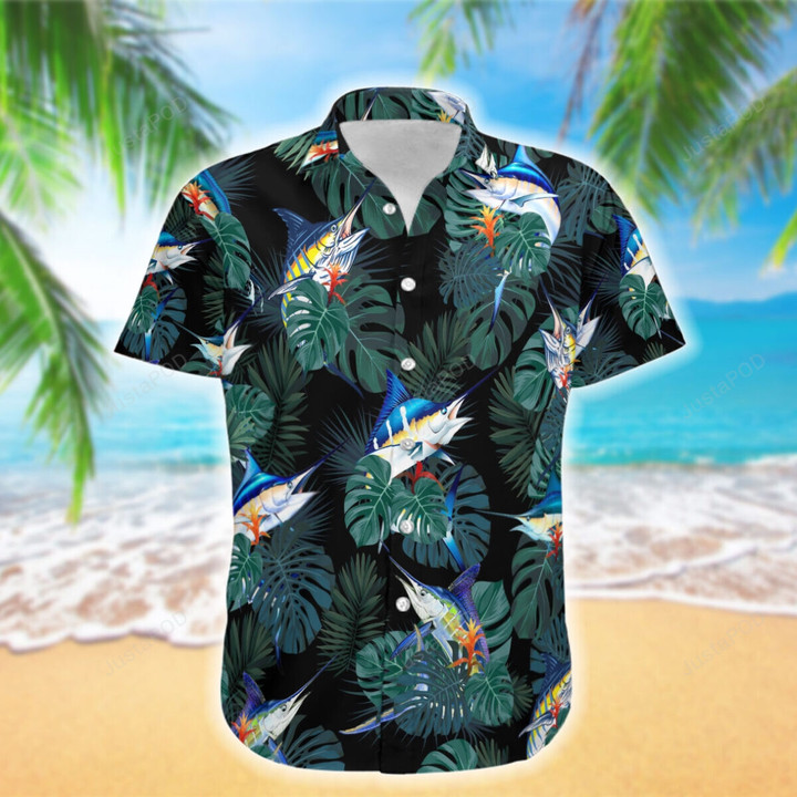 Marlin Fish Hawaiian Shirt