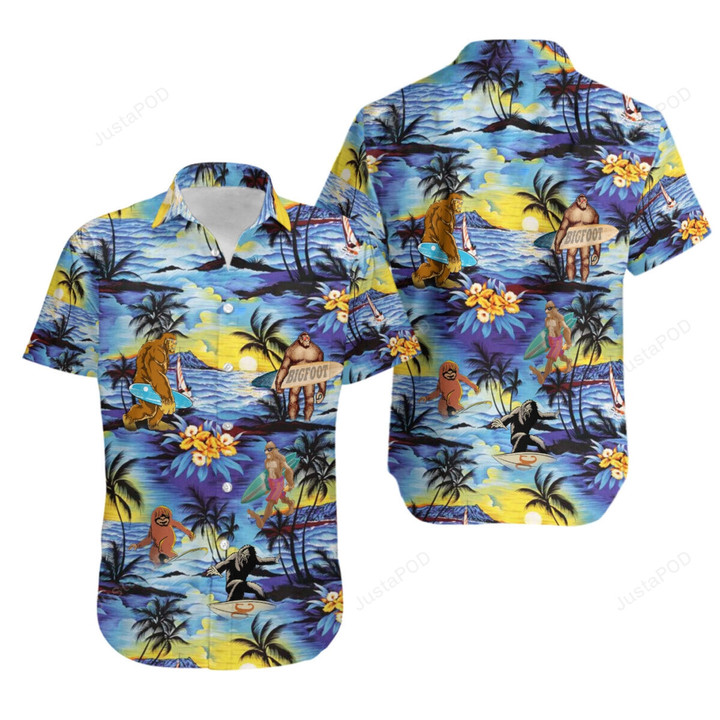 Bigfoot Hawaiian Shirt