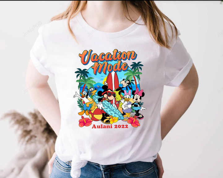 Disney Vacation Mode Shirt, Custome Family's Name Shirts, Disney Family Summer Vacation Gifts, Disney Trip Shirt, Disney Matching Tee
