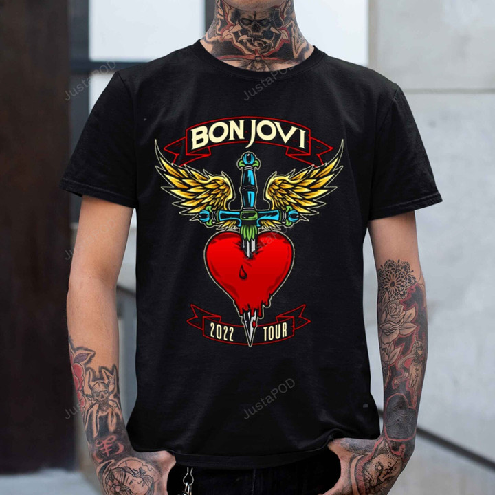 Bon Jovi Announce American Tour Shirt, Bon Jovi 2022 Tour Shirt, Bon Jovi 2022 American Tour, Bon Jovi Shirt, Cute Gift Shirt For Fans