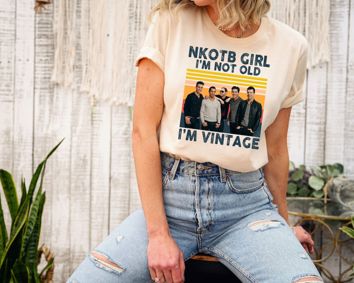 NKOTB Girl Shirt, Vintage Girls Shirt, New Kids On The Block Shirt, NKOTB Tee, Classic Rock Concert Tee, Mix Tape Tour 2022 Tee, Vintage Rock Tee Gift For Fans