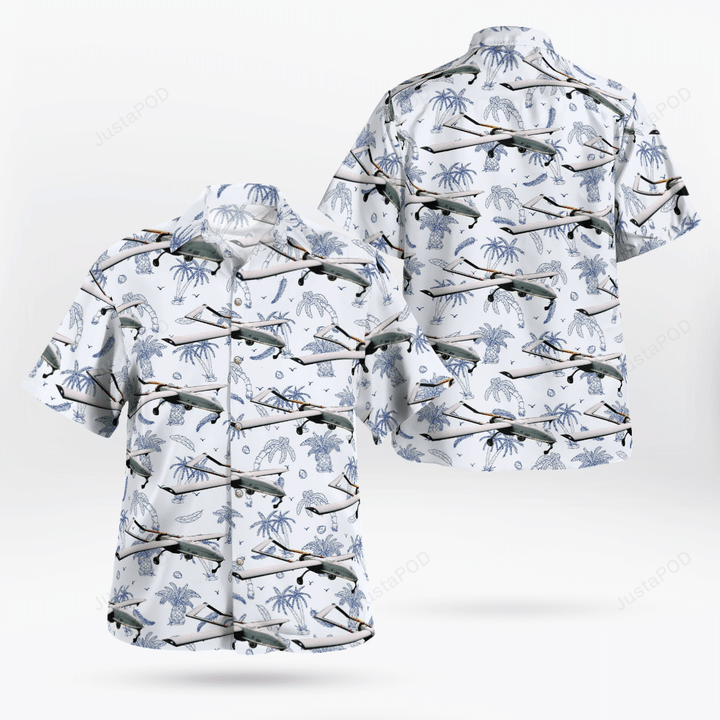 Us Army Aai Rq-7 Shadow Uav Hawaiian Shirt