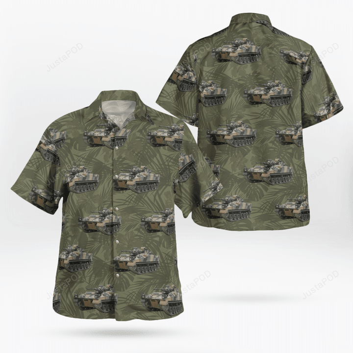 British Army Warrior Hawaiian Shirt