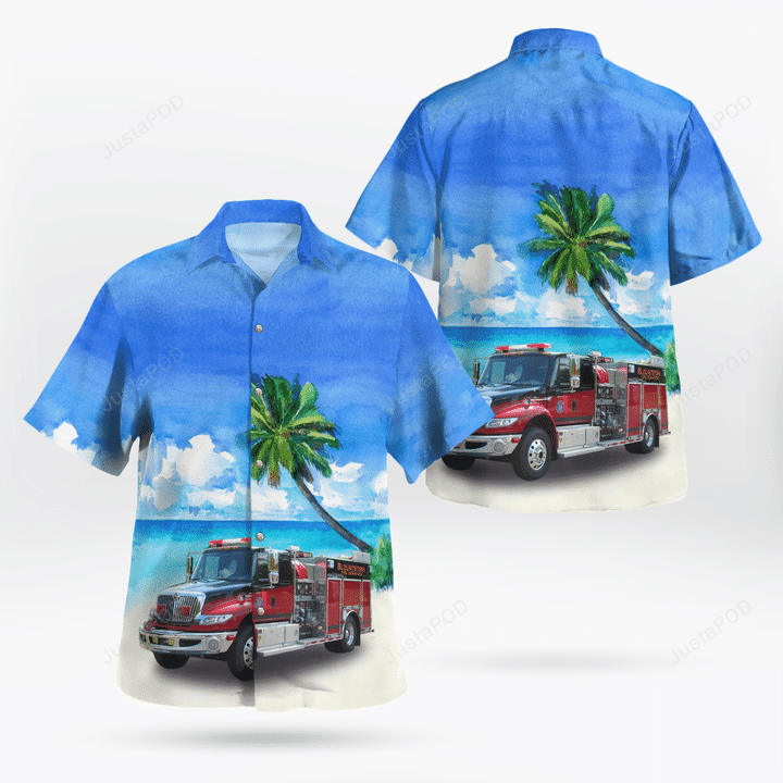 Blountstown Florida Blountstown Fire Department Hawaiian Shirt