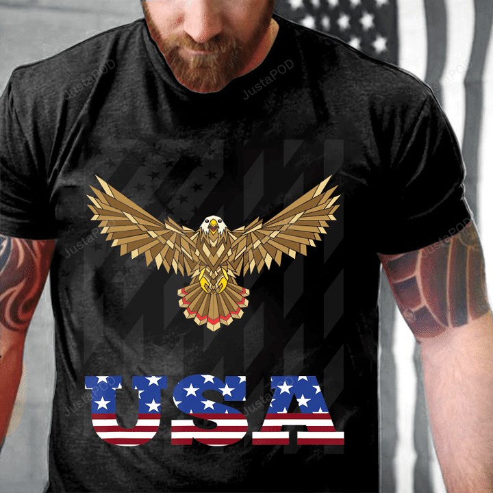 4th Of July American Flag Veterans Patriotic Eagle Gifts T-Shirt