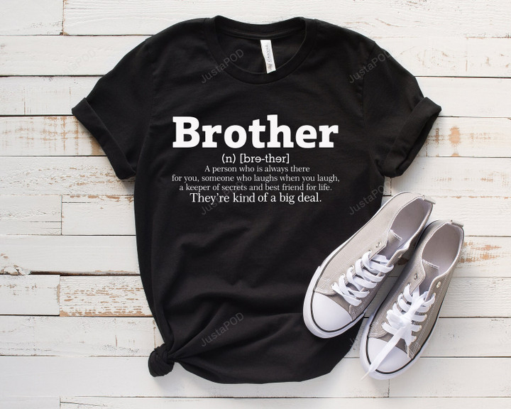 Brother Shirts, Brother Definition Shirt, Funny Brother Tee, Brother Birthday Gifts, Sibling Shirt