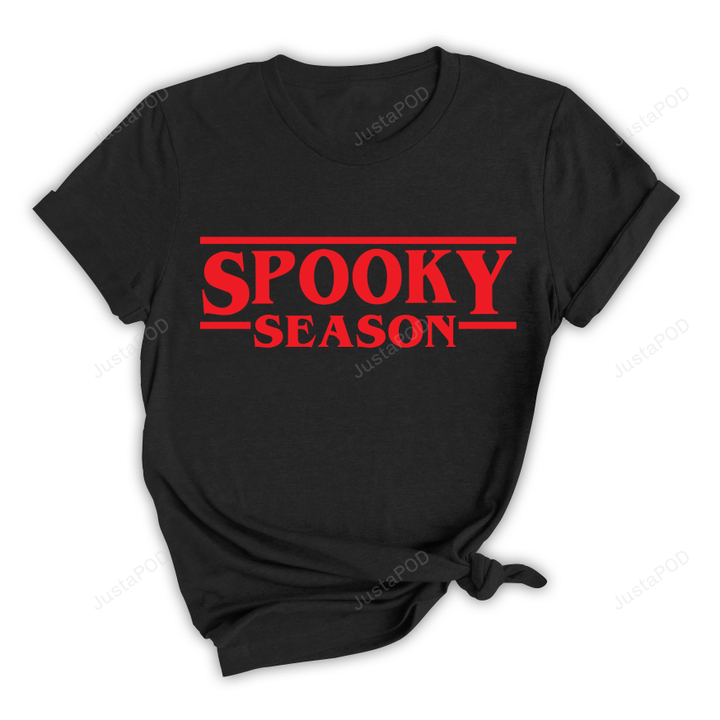 Spooky Season Halloween Shirt, Halloween Shirt, Spooky Halloween Gifts, Spooky Season Shirt, Stranger Things Spooky Season Shirt, Fall Autumn Gifts For Thanks Giving Shirt