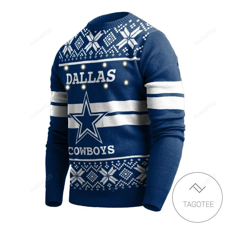 Dallas Cowboys NFL Ugly Christmas Sweater, All Over Print Sweatshirt